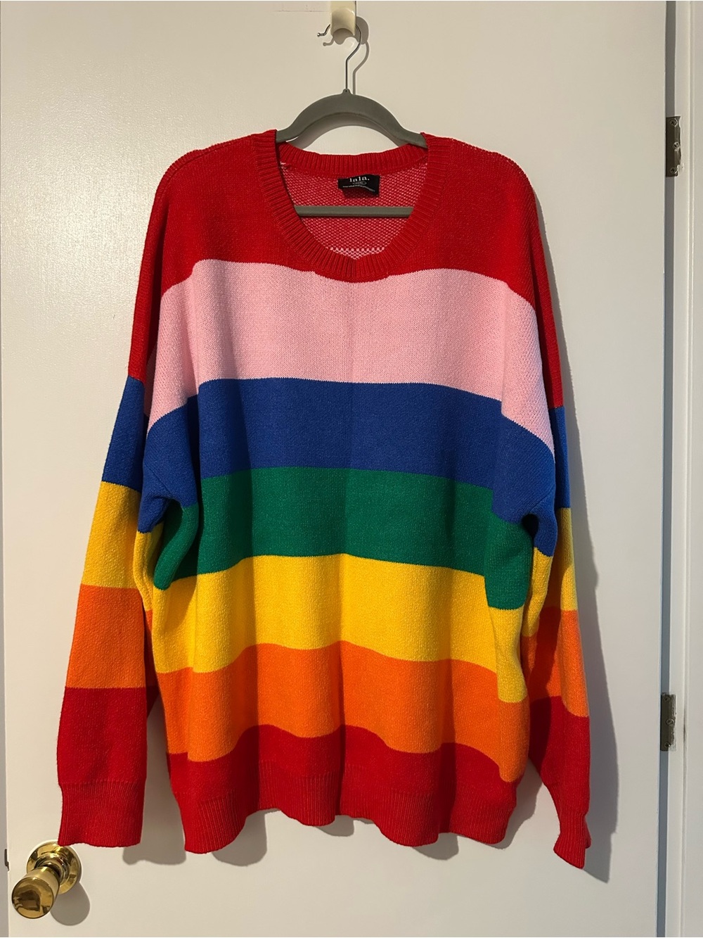 Colorblock Rainbow Striped Set- Multi